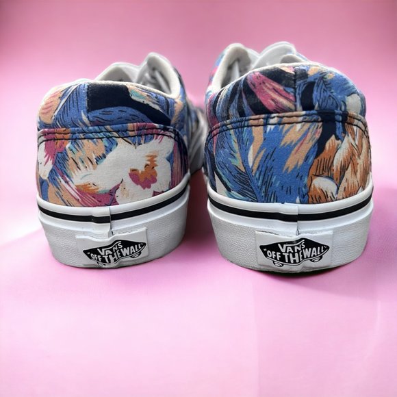 Vans Tropical Hawaiian Floral Sneakers | Women’s 6.5 | Low Top - Picture 4 of 7